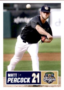 2018 Grandstand Kane County Cougars #20 Matt Peacock Front
