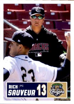 2018 Grandstand Kane County Cougars #25 Rich Sauveur Front