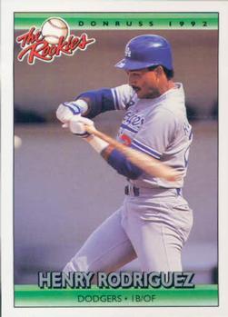 1992 Donruss The Rookies #105 Henry Rodriguez Front