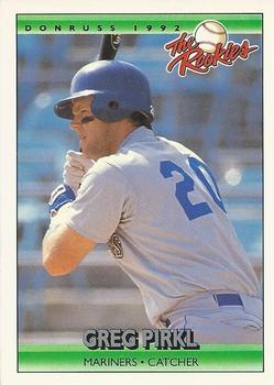 1992 Donruss The Rookies #96 Greg Pirkl Front