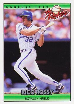1992 Donruss The Rookies #106 Rico Rossy Front
