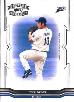 2005 Donruss Throwback Threads #109 Hideo Nomo Front