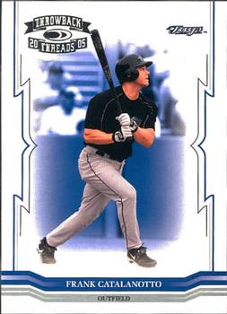 2005 Donruss Throwback Threads #211 Frank Catalanotto Front