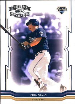 2005 Donruss Throwback Threads #23 Phil Nevin Front