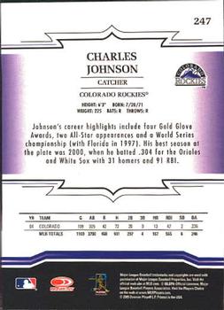 2005 Donruss Throwback Threads #247 Charles Johnson Back