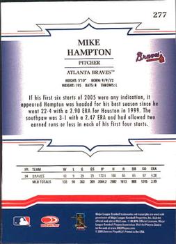 2005 Donruss Throwback Threads #277 Mike Hampton Back