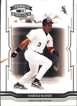 2005 Donruss Throwback Threads #286 Harold Baines Front