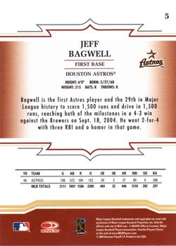 2005 Donruss Throwback Threads #5 Jeff Bagwell Back