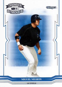 2005 Donruss Throwback Threads #139 Miguel Negron Front