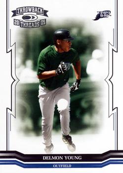 2005 Donruss Throwback Threads #255 Delmon Young Front