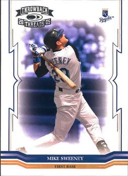 2005 Donruss Throwback Threads #58 Mike Sweeney Front