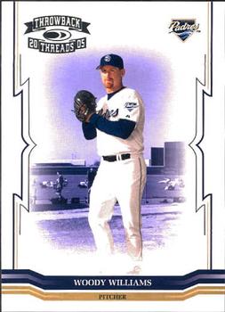 2005 Donruss Throwback Threads #76 Woody Williams Front