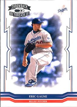 2005 Donruss Throwback Threads #80 Eric Gagne Front
