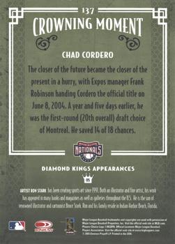 2005 Donruss Diamond Kings - DK Challenge #137 Chad Cordero Back