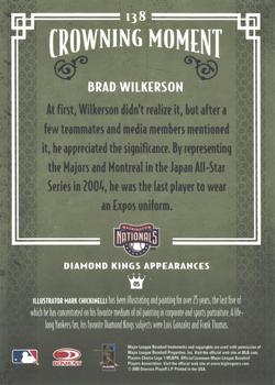 2005 Donruss Diamond Kings - DK Challenge #138 Brad Wilkerson Back