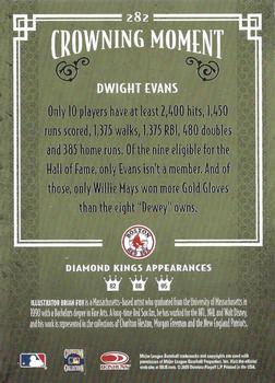 2005 Donruss Diamond Kings - DK Challenge #282 Dwight Evans Back