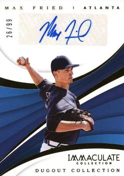 2018 Panini Immaculate Collection - Dugout Collection #DC-MF Max Fried Front