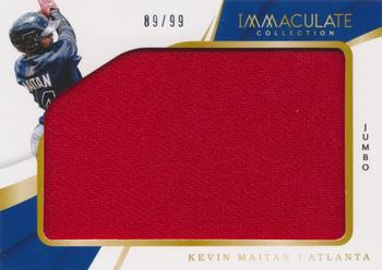 2018 Panini Immaculate Collection - Immaculate Jumbo #IJ-KM Kevin Maitan Front