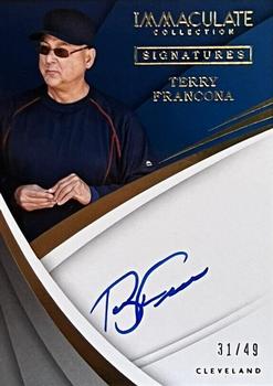2018 Panini Immaculate Collection - Immaculate Signatures #IS-TF Terry Francona Front