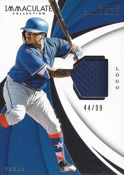 2018 Panini Immaculate Collection - Immaculate Swatches #IS-WC Willie Calhoun Front