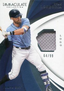 2018 Panini Immaculate Collection - Immaculate Swatches #IS-EL Evan Longoria Front