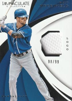 2018 Panini Immaculate Collection - Immaculate Swatches #IS-WM Whit Merrifield Front
