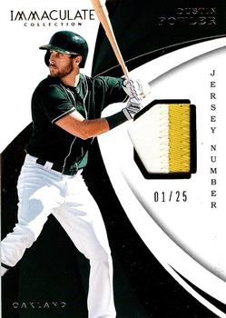 2018 Panini Immaculate Collection - Immaculate Swatches Jersey Number #IS-DF Dustin Fowler Front