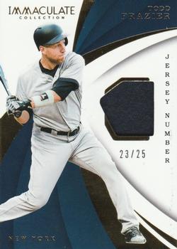 2018 Panini Immaculate Collection - Immaculate Swatches Jersey Number #IS-TF Todd Frazier Front