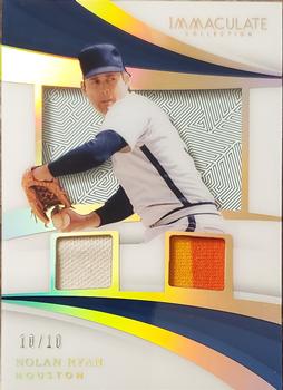 2018 Panini Immaculate Collection - Shadowbox Materials #SBM-NR Nolan Ryan Front
