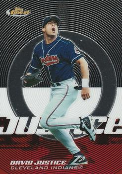 2005 Finest #163 David Justice Front