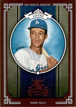 2005 Donruss Diamond Kings - Framed Red #290 Maury Wills Front