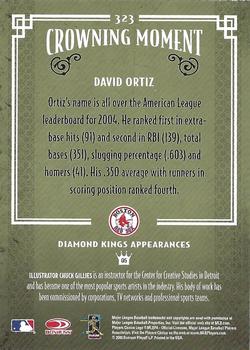 2005 Donruss Diamond Kings - Framed Red #323 David Ortiz Back