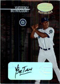 2005 Leaf Certified Materials #250 Yuniesky Betancourt Front