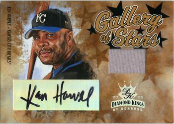 2005 Donruss Diamond Kings - Gallery of Stars Signature Jersey #GS-17 Ken Harvey Front
