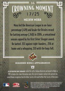 2005 Donruss Diamond Kings - Gold #34 Melvin Mora Back