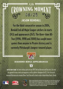 2005 Donruss Diamond Kings - Gold #179 Jason Kendall Back