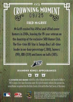 2005 Donruss Diamond Kings - Gold #223 Fred McGriff Back