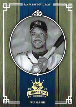2005 Donruss Diamond Kings - Gold Black and White #223 Fred McGriff Front