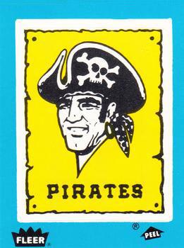 1985 Fleer - Team Stickers Large Print #NNO Pittsburgh Pirates Logo Front