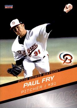 2018 Choice Bowie Baysox #09 Paul Fry Front