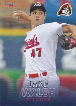 2018 Choice Peoria Chiefs #25 Jake Walsh Front