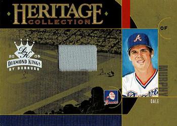 2005 Donruss Diamond Kings - Heritage Collection Jersey #HC-4 Dale Murphy Front
