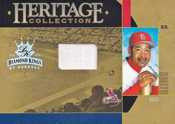 2005 Donruss Diamond Kings - Heritage Collection Jersey #HC-20 Ozzie Smith Front