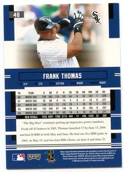 2005 Playoff Prestige #46 Frank Thomas Back