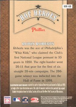 2005 Donruss Diamond Kings - HOF Heroes #HH-68 Robin Roberts Back