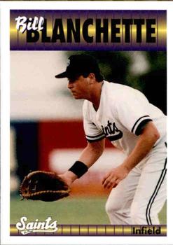 1994 St. Paul Saints #NNO Bill Blanchette Front