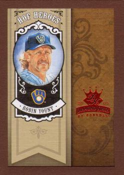 2005 Donruss Diamond Kings - HOF Heroes Framed Red #HH-61 Robin Yount Front