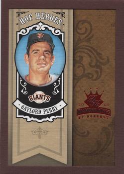 2005 Donruss Diamond Kings - HOF Heroes Framed Red #HH-72 Gaylord Perry Front