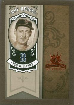 2005 Donruss Diamond Kings - HOF Heroes Framed Red #HH-79 Ted Williams Front