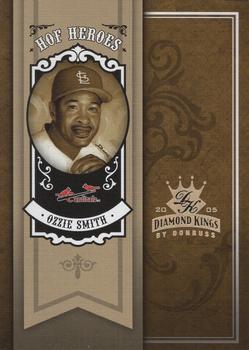 2005 Donruss Diamond Kings - HOF Heroes Gold #HH-47 Ozzie Smith Front